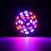 220V Growing Lamp Bulb E27 E14 GU10 Full Spectrum 18LEDs 28LEDs Aluminum Shell Growing Light For Indoor Potted Plants Growth