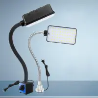 LED CNC Workshop Working Lamp Lathe Industrial light 12/20W 110-220V Flexible gooseneck Magnetic Base Lamp for Workbench