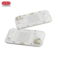 220V 50W High Power UV Purple LED 395nm Ultraviolet Bulbs Lamp  Chips Light Beads Diode LED phosphor lighting For Printer Curing