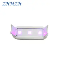 3LEDs UV GEL Curing Light UV Curing Lamp Foldable Android Type-C Interface Ultraviolet Curing Light DC5V 6W