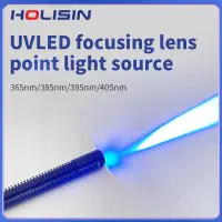 365nm 385nm 395nm 405nm 5W UV  LED Spot Curing systems  Optional lens Handheld Clamp Type Spot Light Source