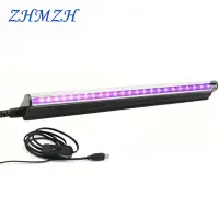LED USB DC5V UV GEL Curing Light T5 4W UVA Black Night Lamp Fluorescent Material Paint Artwork s for Halloween Club Party Disco