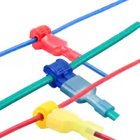 40Pcs(20Set) T Shape Electrical Cable Connector Quick Splice Lock Wire Terminal Crimp Electric Wire Connectors