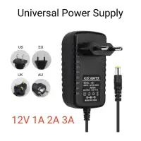 220V To 12V Converter Charger Adaptor 12V 3A 2A 1A Universal Power Supply Transformer EU US AU UK For Led Light Strips Switching
