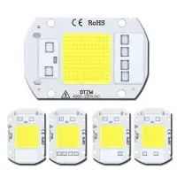 LED Bulb COB Chip 50W 30W 20W 10W Beads 220-240V No need driver For Outdoor Indoor FloodLight Backlight Led module CoolWhite