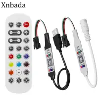 WS2811 WS2812B SK6812 RGBIC Smart LED Controller 2.4G Remote Bluetooth APP Control WS2812 RGB Pixels Led Strip Light DC5-24V