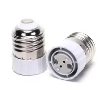 E27 Lamp Holder Adapter Screw Socket E27 To GU5.3 G4 LED Bulb Parts Caremic LED Light Lamp Adapter 1X E27 To MR16 Base Converter