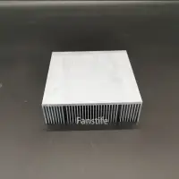 High-density Gear 130*130*38mm LED Lamps Electromechanical Equipment Power Amplifier Signal Transmitter LED Heat Sink Radiator