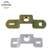 5pcs Pendant Ceiling Panel Bow Shaped Hanging Plate I-shaped Iron Sheet Wall Lamp Panel Fixed Ceiling Wall Metal Back Strip