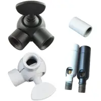 2PCS/Lot Lighting Accessories Wall Lamp Steering Head Corresponds External Thread Hollow M10*1 Thread Connector for Table Lamp